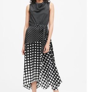 Banana Republic Polkadot Dress size 10 NWT